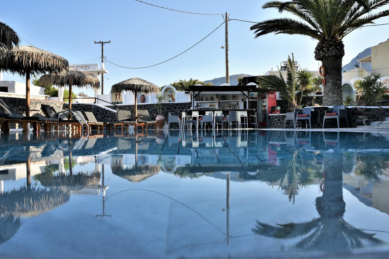 Kafouros Hotel Kamári Exterior foto
